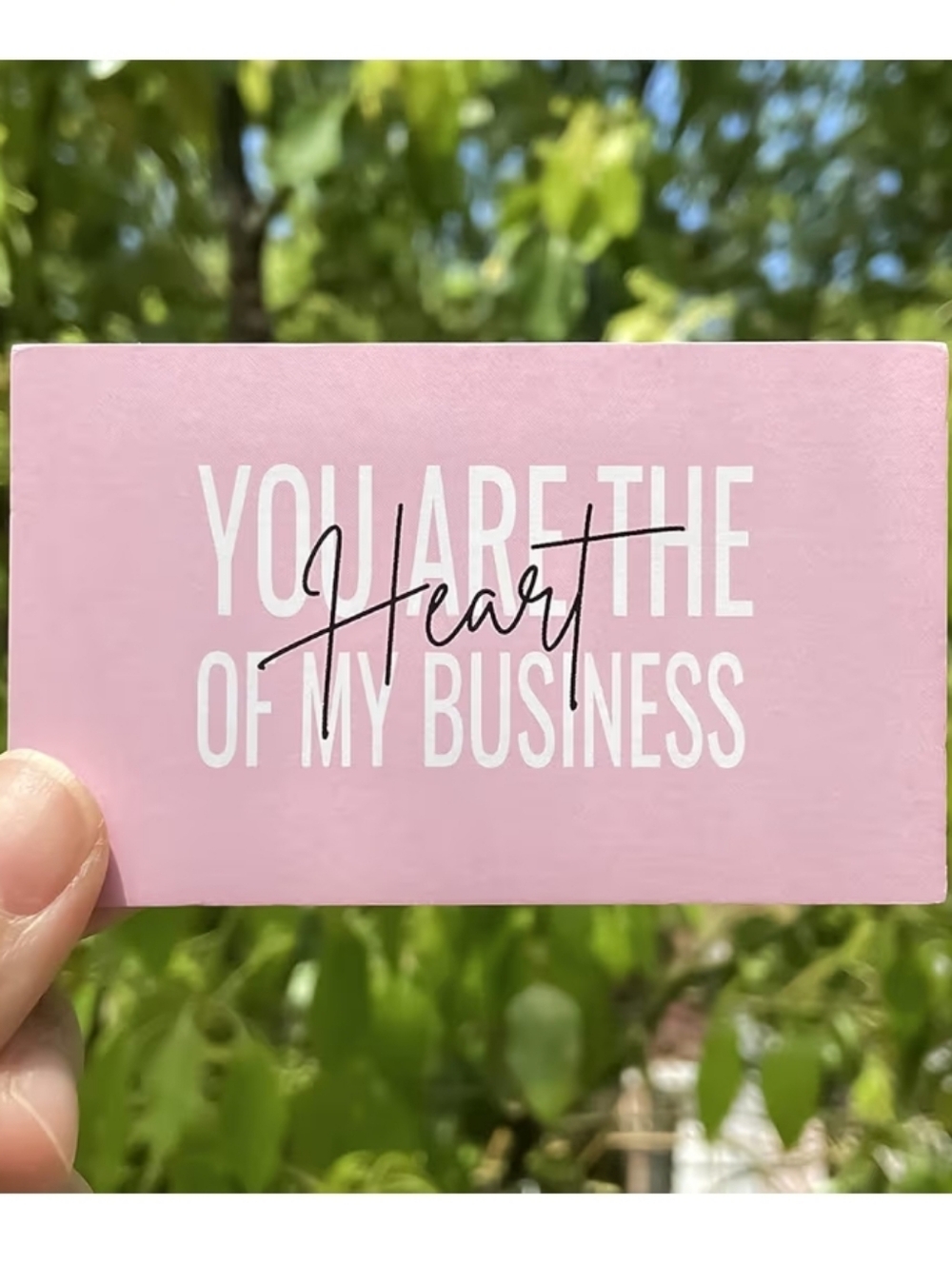Pink Business Thank You Cards - 15 - Picture 3 of 3